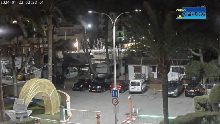 Webcam entrada Camping Cap-Blanch