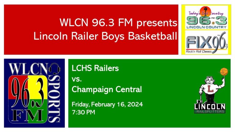 2/16/24 – LCHS Railer boys basketball vs. Champaign Central