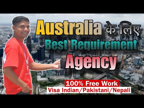 Australia Free Work Permit|Best Agent For Australia In India|Jobs In Australia|Australia work Visa
