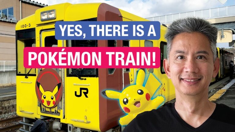 How to Book Seats on Pokémon Joyful Train in Japan, Pikachu Galore + Stamp Rally!