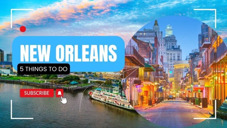 Top 5 Must Do Activities in New Orleans! 2024