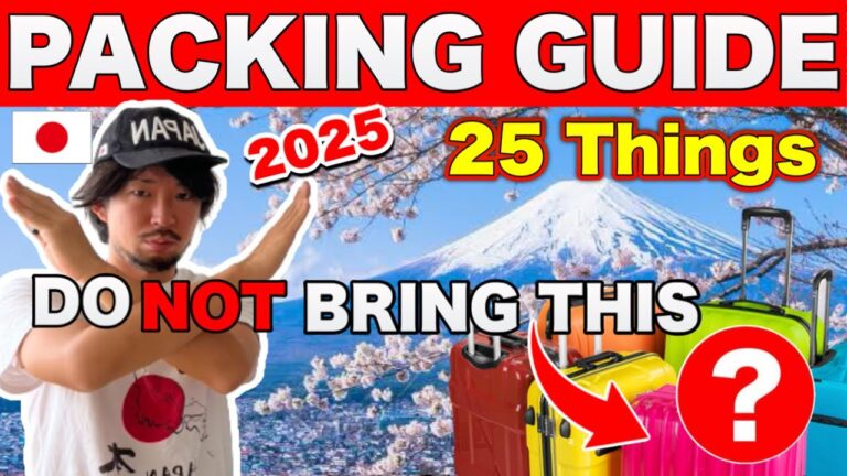 The Ultimate Japan Packing List: 2025 Edition | Don’t Make the Same Mistakes | JAPAN GUIDE 2025 2025