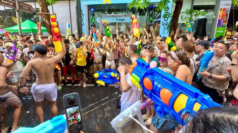 We Survived Songkran in Silom Bangkok! (Full Gay Travel Guide + Chaos)