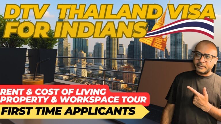 Thailand DTV Visa for Indians 2025 | Real Costs, Rentals, Property & Workspace Tour