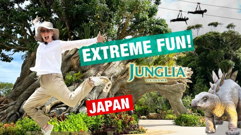 Japan Travel Vlog: New JUNGLIA Okinawa Adventure Theme Park & Spa!
