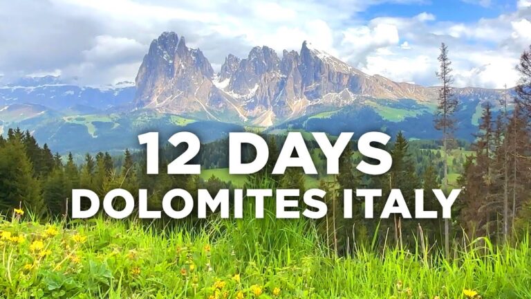 The Best 12 Days Itinerary in Dolomites Italy @tommytravelz