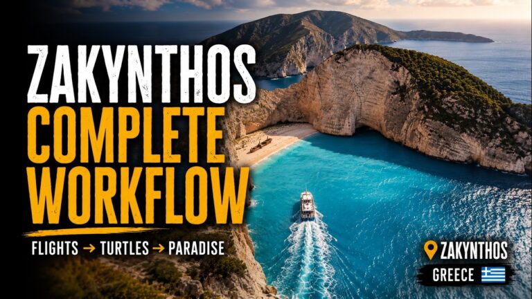 Zakynthos: From Booking Flights to Swimming With Loggerhead Turtles — The Complete Travel Workflow