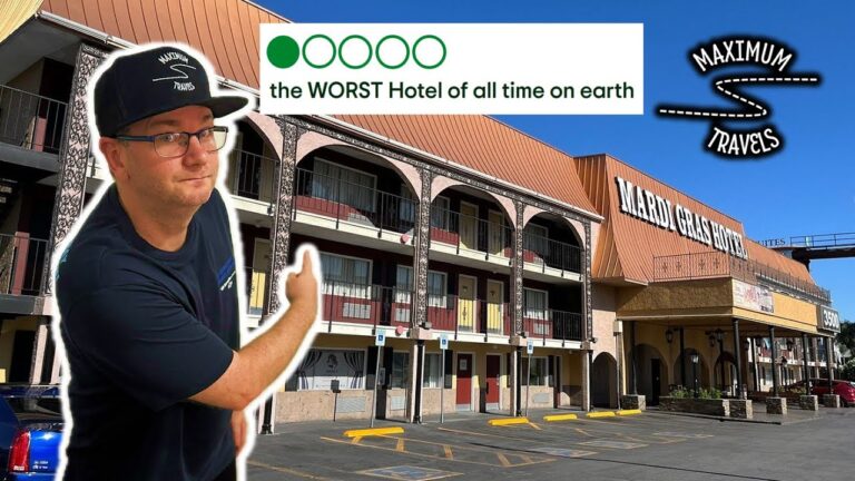I Stayed In The WORST Hotel In Las Vegas | Mardi Gras Room Review & Tour